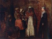 Winslow Homer A Visit from the Old Mistress oil on canvas